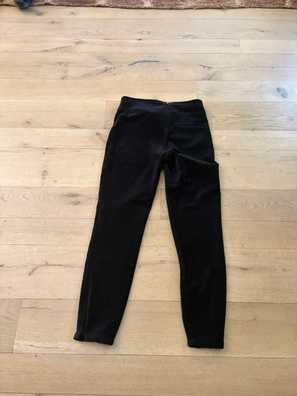 NWT J.Crew Italian Stretch Velvet Leggings Black Mario Bellucci PANTS M NEW